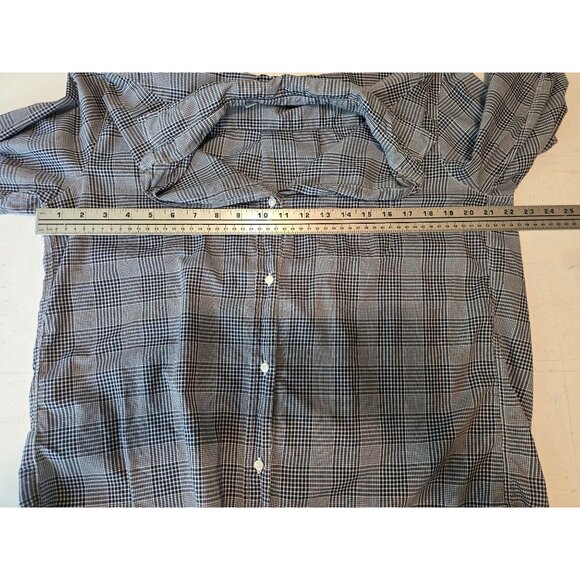 Grayson Anthropologie Gray The Hero Button Up Shirt in Plaid L - Picture 5 of 5